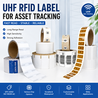 Etiqueta RFID UHF 860-960MHz de Largo Alcance (10m) UCODE7 Pasiva para Gestión de Inventario, Seguimiento de Activos en Almacén, OEM