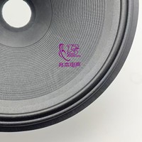 Accessoire pour haut-parleur à cône en papier JC15 de 15 pouces avec bord en tissu à double anneau et trou central de 50,5 mm, style fileté à compression
