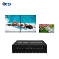 Controlador de Video Wall Bitvisus 4K60, 2 Entradas y 6 Salidas para DP HDCP 2.2, Construcción Metálica, Conmutación sin Interrupciones para 2x3, 3x2, 2x2