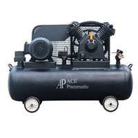 Compresseur d'air industriel à Piston à courroie 7,5 hp/5,5 kw, pompe à deux étages, compresseur d'air portable pour voiture
