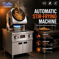 Machine à frire automatique grande capacité, équipement de cuisine commerciale, robot de cuisson, wok rotatif, robot de cuisson frit