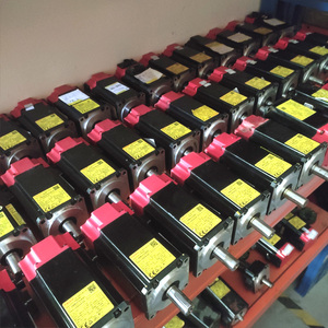 มอเตอร์ AC รุ่น Fanuc A06B-2235-B605 A06B2235B605 AiS 8/4000-B ของแท้ แรงบิด 8 นิวตันเมตร ความเร็ว 4000 รอบต่อนาที ใช้ไฟ 90 โวลต์ สำหรับเครื่องจักร - Product Image 5