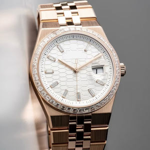 2025 reloj de pulsera mecánico automático de lujo con pantalla de fecha luminosa nuevo logotipo personalizado 41mm esfera de acero reserva de energía - Product Image 2