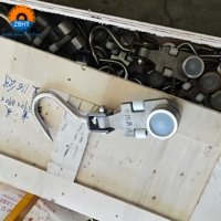 Crochet à poulie double rail en acier inoxydable ZBHT 304 pour accrochage de carcasses de porcs, équipement d'abattoir, machines de transformation de la viande