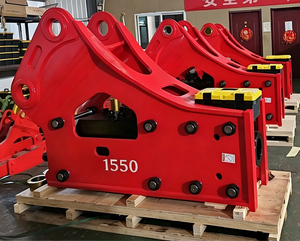 Super marteau hydraulique brise-roche 200 BPM pour excavatrice 50 tonnes, avec énergie d'impact 16602J et diamètre de 195 mm pour pelle rétrocaveuse - Product Image 1