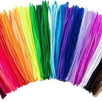 Fabricant de tiges en chenille et de nettoyeurs de tuyaux en gros, 3mm, 8mm, 10mm, fils en chenille épais et duveteux pour l'artisanat