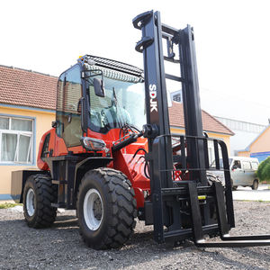 Carretilla elevadora para terreno áspero de <span class=keywords><strong>China</strong></span>, 4x4, carretilla elevadora diésel todoterreno, precio, tracción en las 4 ruedas, uso al aire libre, portátil, 3,5 toneladas, nueva carretilla elevadora para terreno - Product Image 6