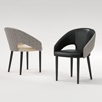 Sedie da Ristorante, Sedia con Schienale ad Arco e Gambe Affusolate per Terrazza, Hotel, Sushi, Cucina Giapponese, Cinese, Pizzeria