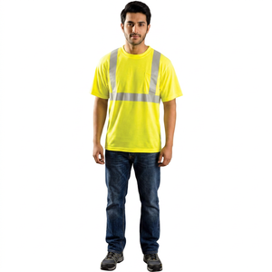 Vêtements de travail haute visibilité, t-shirts réfléchissants, vêtements de sécurité avec réflecteurs, t-shirts de travail - Product Image 1