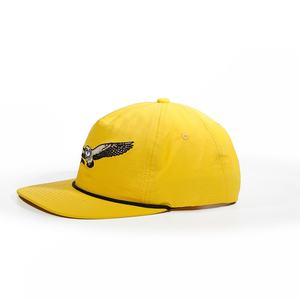 Gorras de Béisbol con Visera Plana de 5 Paneles, Cierre a Presión, con Bordado de Nailon, Gorras Personalizadas con Logotipo - Product Image 2