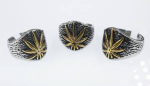 BMZ-anillo de acero inoxidable <span class=keywords><strong>2020</strong></span> para hombre, sortija clásica de palmera de coco, oro, Negro, bronce, vintage, flor de coco, joya informal para mujer - Product Image 5