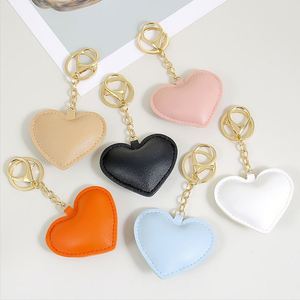 Wholesale Pu Leather Shape Keychain Fashion <b>Bag</b> Charm Car Pendant Cute Heart <b>Key</b> <b>Ring</b> Accessories - Product Image 2