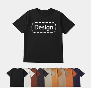 Bán Buôn Trống Đồng Bằng T Áo Sơ Mi Tùy Chỉnh Lụa Màn Hình In Kỹ Thuật Số Logo Thương Hiệu T-Shirt Vierge Coton Cộng Với Kích Thước Người Đàn Ông T-Shirt Cho Nam Giới - Product Image 1