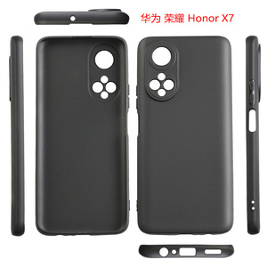 Pour Huawei <span class=keywords><strong>Honor</strong></span> <span class=keywords><strong>X7</strong></span> 1.2mm étui en silicone souple pour Play 30 Plus TPU mat objectif de caméra étuis de protection arrière - Product Image 1