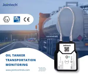 जॉइंटटेक JT709 IEC Ex ATEX आंतरिक रूप से सुरक्षित RFID लोरा BLE ऑयल गैसोलीन टैंकर ट्रक ट्रैकिंग इलेक्ट्रॉनिक सील लॉक