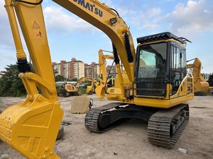 Excavatrice hydraulique Komatsu PC110 11T d'occasion |   Mini-pelle compacte d'occasion de fabrication japonaise pour travaux utilitaires avec accessoire de préhension - Product Image 4