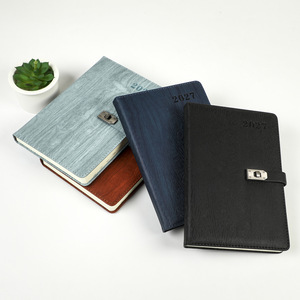 Agenda de Negocios 2027, Cuaderno de Regalo Personalizado en <span class=keywords><strong>Español</strong></span>, Diario A5 de Lujo con Candado, Venta al Por Mayor - Product Image 2