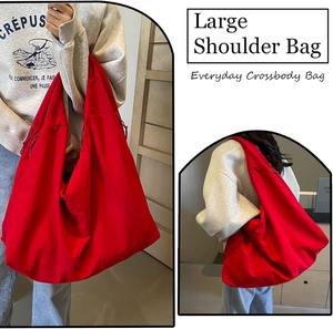 <span class=keywords><strong>Sac</strong></span> fourre-tout solide en nylon <span class=keywords><strong>sac</strong></span> <span class=keywords><strong>à</strong></span> <span class=keywords><strong>main</strong></span> plissé grands sacs Hobo <span class=keywords><strong>pour</strong></span> femmes <span class=keywords><strong>sac</strong></span> <span class=keywords><strong>à</strong></span> bandoulière multipoches croissant - Product Image 2