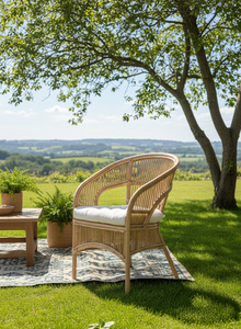 Fabiano Bamboo Leisure Chair Stylish Comfortable <b>Seating</b> for Apartment Hotel Living Room Outdoor Patio or Home Furniture Use - Product Image 6