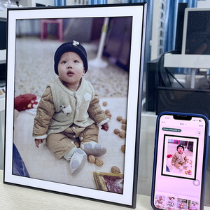 Marco de Fotos Electrónico Wifi con Pantalla de Tinta Electrónica, Aplicación para Compartir Fotos, Control Remoto para Familia, Marco de Fotos Digital Inteligente de 13.3 Pulgadas Personalizado de Fábrica - Product Image 2