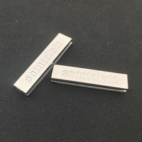Logo personnalisé Rectangle Sangle avec clip d'extrémité de sangle T-shirt en métal Boucles de queue durables pour poche