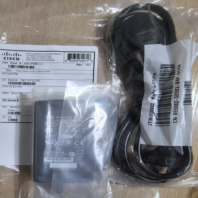 AIR-PWR-C Wireless access point power adapter