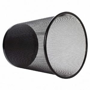 Cesto de basura de oficina de malla metálica de 6 galones, cesto de basura abierto de alambre metálico para escritorio, contenedor de reciclaje. - Product Image 6
