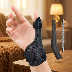 Attelle de poignet réglable HKJD pour le soulagement de la douleur liée aux lésions des ténons et des ligaments, avec supports amovibles, gauche et droite - Product Image 1