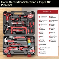 Boîte à outils ménagère, jeu de tournevis en métal, kit d'outils à main, matériel pour électriciens, réparation automobile, tournevis multifonction