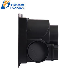 Ventilador Axial Popula BPT con Cubierta de Plástico Negra, Control por Botón, para Ventilación de Techo - Product Image 1