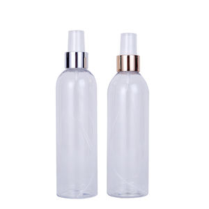 Bouteille en plastique blanche à épaules arrondies, avec tête de pulvérisation blanche, logo personnalisé, vide, 100 ml, 200 ml, 300 ml - Product Image 1