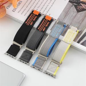 BEEFLYPOWER Officiel Trali Loop Modified Sports Flag Nylon Strap pour <span class=keywords><strong>Apple</strong></span> IWatch Band Series <span class=keywords><strong>Ultra</strong></span> 2 Series 11 10 9 8 7 6 - Product Image 1