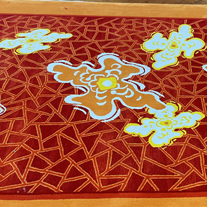 Alfombra de lana Oushak moderna totalmente hecha a mano, alfombra de área grande para el hogar, sala de estar y salón, hecha a mano con patrón abstracto - Product Image 1