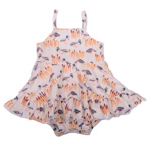 Envío Rápido, Falda Tipo Peplum Personalizada para Bebés y Niñas Pequeñas, de Algodón y Bambú, de Secado Rápido, Transpirable, con Volantes - Product Image 2