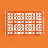 Plaque PCR 96 puits en polypropylène transparent Microplaques PCR 0.2ml avec demi-jupe pour machine Roche