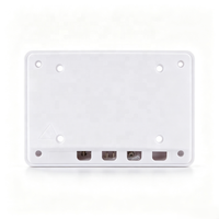 Boîtier ATB FTTH 4 ports en plastique, montage mural ou sur table, boîte de raccordement fibre optique, boîte terminale intérieure pour câblage de communication FTTH