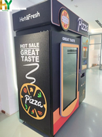 Máquina Expendedora Inteligente de Pizza con Pantalla Táctil LED de 55 Pulgadas, Múltiples Opciones de Pago y Gestión Basada en la Nube para Metro, Aeropuerto y Compras