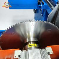 Machine de découpe d'aluminium Servo avec lame de scie circulaire de 450 mm, scie à profil 380 V pour dissipateurs de chaleur et pièces aérospatiales
