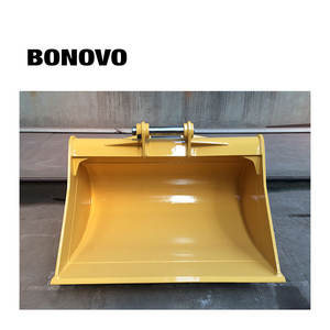 Placas resistentes al desgaste Cubo de zanja Excavadora Cubo plano con hoja de perno - Product Image 4