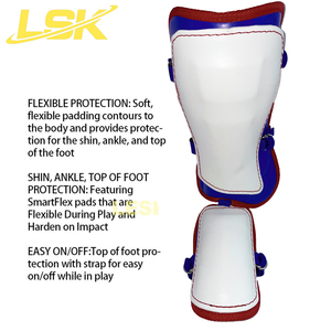 Lsk Chất Lượng Cao Miếng Đệm Đầu Gối Bảo Vệ Ống Chân Bảo Vệ Cho Xe đạp Trượt Băng Trượt Tuyết Bóng Đá Bóng Chày Chân Bảo Vệ - Product Image 2