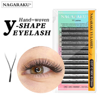 Extensions de cils en forme de YY NAGARAKU, effet tissé, cils synthétiques, faux cils