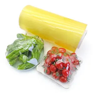 厂家批发蔬菜水果包装大卷食品级PVC保鲜膜