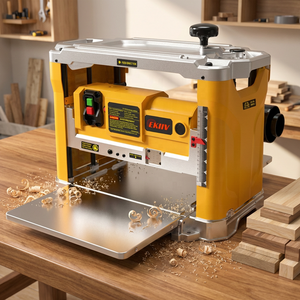 Cepilladora de Madera EK-330PLS, Máquina Combinada de Banco Ligero para Carpintería, Cepilladora de Banco Multiusos, Regruesadora de Madera, Máquinas de Cepillado Eléctricas - Product Image 1