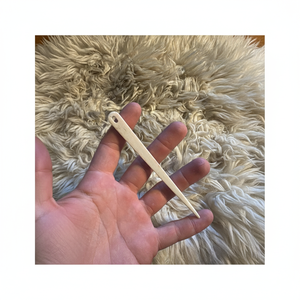 Buffalo Horn Bone Needle Pointed Embroidery Needle for <b>Wool</b> & Yarn Durable Sewing Accessory for Tufting & Sewing - Product Image 1