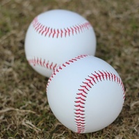 Balle de baseball souple de 9 pouces pour l'entraînement au lancer avec des battes en bois, possibilité d'imprimer un logo directement auprès du fabricant