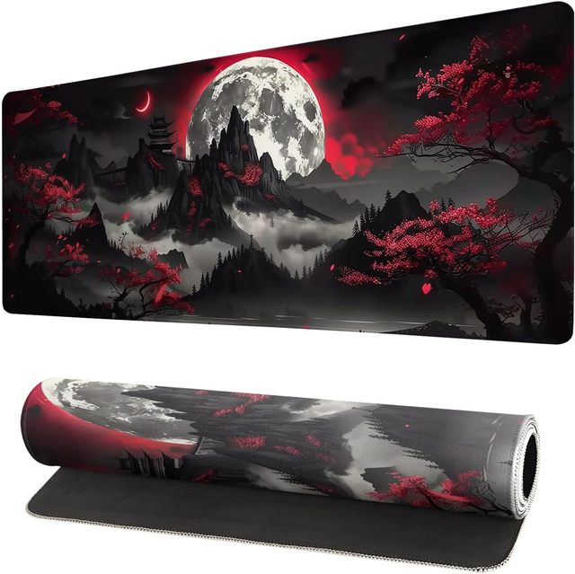 Hot Selling XXL XL Non-Slip Mousepad Colorful Customized Nature Rubber Stitched Edge Game Mat Anime Mouse Pad