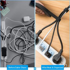 Tùy chỉnh móc và vòng lặp velcroes quan hệ cáp mang nhãn hiệu Logo in dây đai trở lại trở lại velcroes ban nhạc móc và vòng lặp - Product Image 2