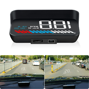 HUD Xe Đầu lên Màn Hình Xe Hơi OBD2 Phổ GPS Đồng Hồ Tốc Độ Nhiệt Độ Nước HD Hệ Thống Treo Máy Chiếu - Product Image 4