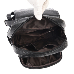 Zaino Moda in Pelle PU per <span class=keywords><strong>Donna</strong></span>, Design Vintage di Grande Capacità, Nuova Collezione 2023 - Product Image 6