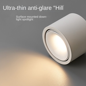 Foco montado en superficie delgada AC110V 220V 7W 12W 15W Ángulo ajustable Hogar LED Luz de techo Circular Down Light - Product Image 5